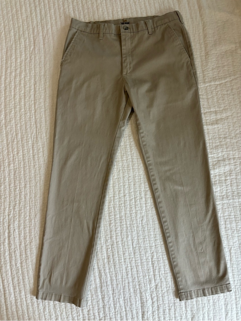 34x32 Lee Slim Chino Pants in Khaki